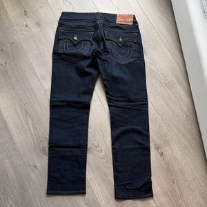 True Religion zach Men's Dark Blue Jeans